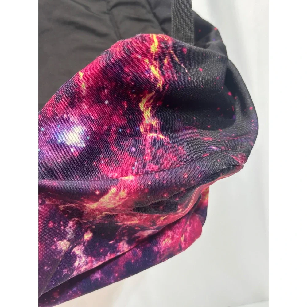 JanSport Mini Backpack Kids One Size Purple Galaxy Nebula Print Half Pint